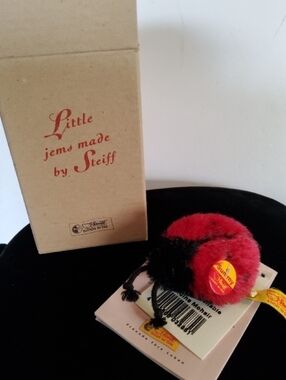 Steiff Mohair Plush Ladybug.